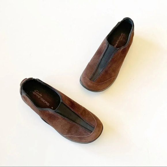 Clarks Springers Suede Mocs 8 - Picture 9 of 9